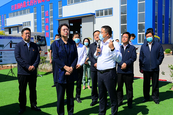 朝阳市新任市委书记张淑萍及调研组领导莅临AC米兰官方网站
考察调研工作